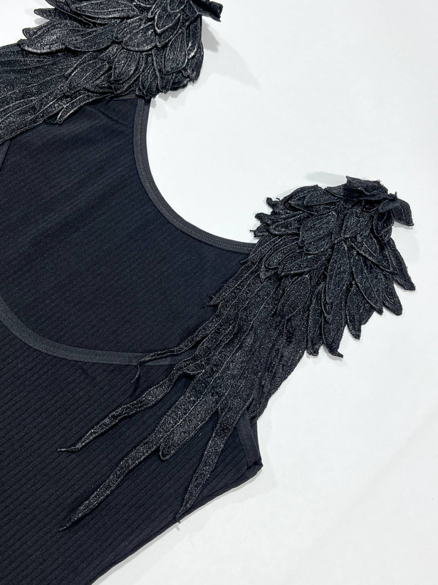 بادی پشت پر دار black angel