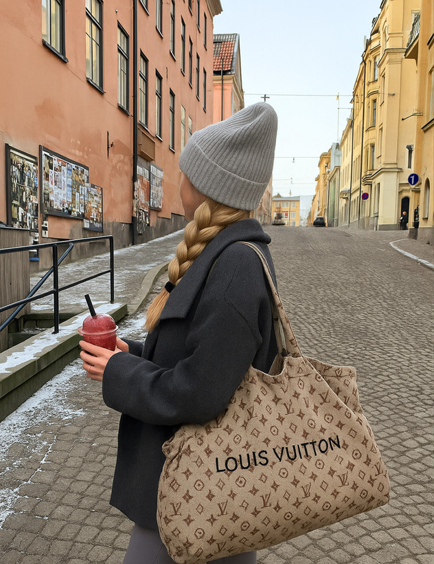 توت بگ دو تکه BALENCIAGA و LOUIS VUITTON