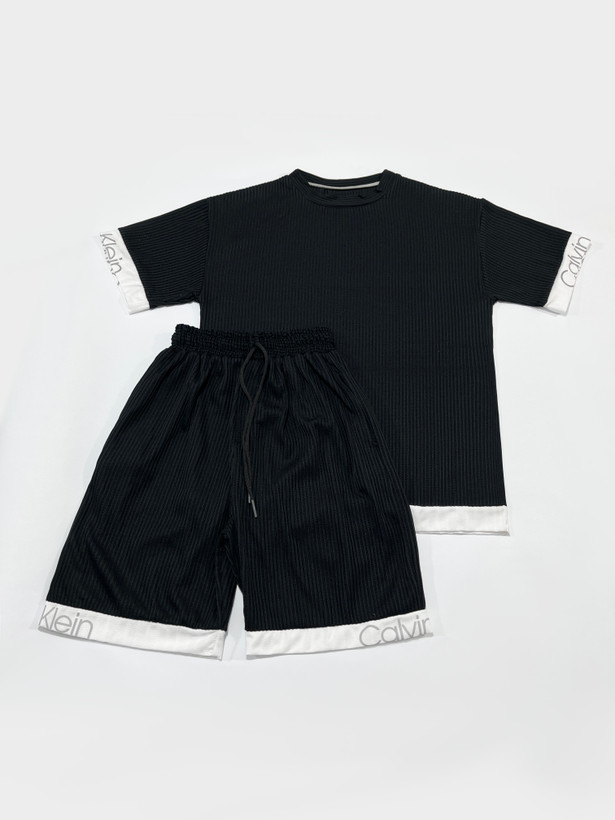 ست تیشرت و شلوارک مردانه calvin klein کد 0413